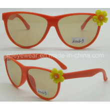Plastic Decoration Fashionable Kids Sunglasses (KS143)